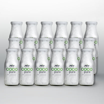 Cocofit – 100% KOKOSNUSSWASSER in Glasflasche 280ml. x 24 pcs (carton)