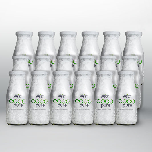 Cocofit – 100% KOKOSNUSSWASSER in Glasflasche 280ml. x 24 pcs (carton)